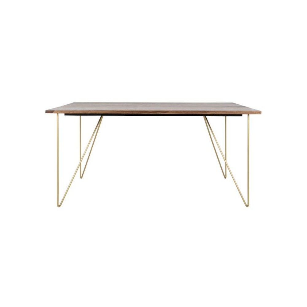 CAPTAIN HAIRPIN LEGS WOOD DINING TABLE. Picture 1