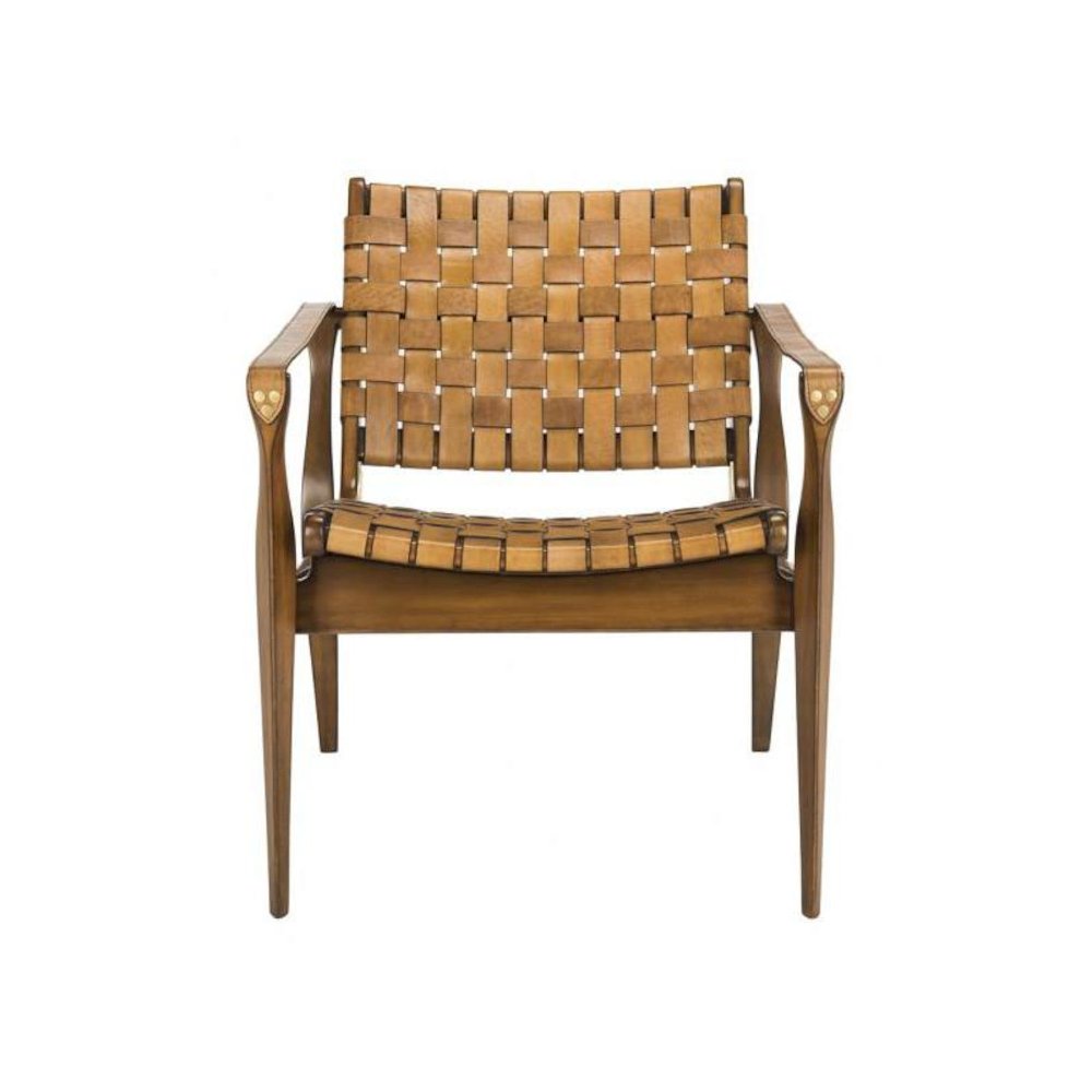 DILAN LEATHER SAFARI CHAIR, SFV9005B. Picture 1