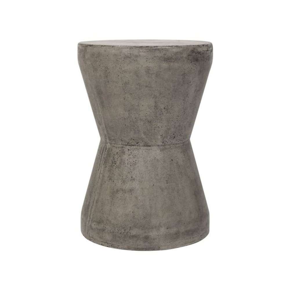 Torre Indoor/Outdoor Modern Concrete 17.3-Inch H Accent Table. Picture 1