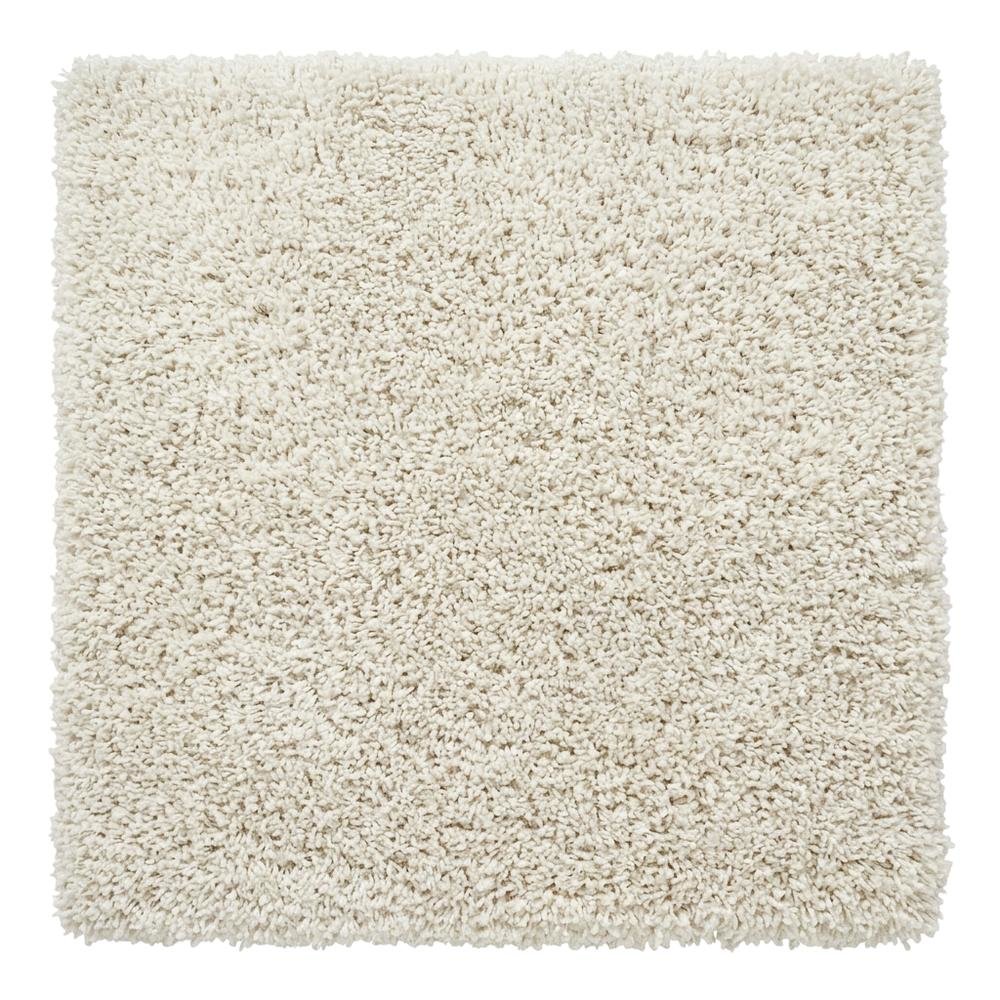 Ivory and Beige Area Rug, Power Loomed Large Rectangle Design for Living Room. Picture 4