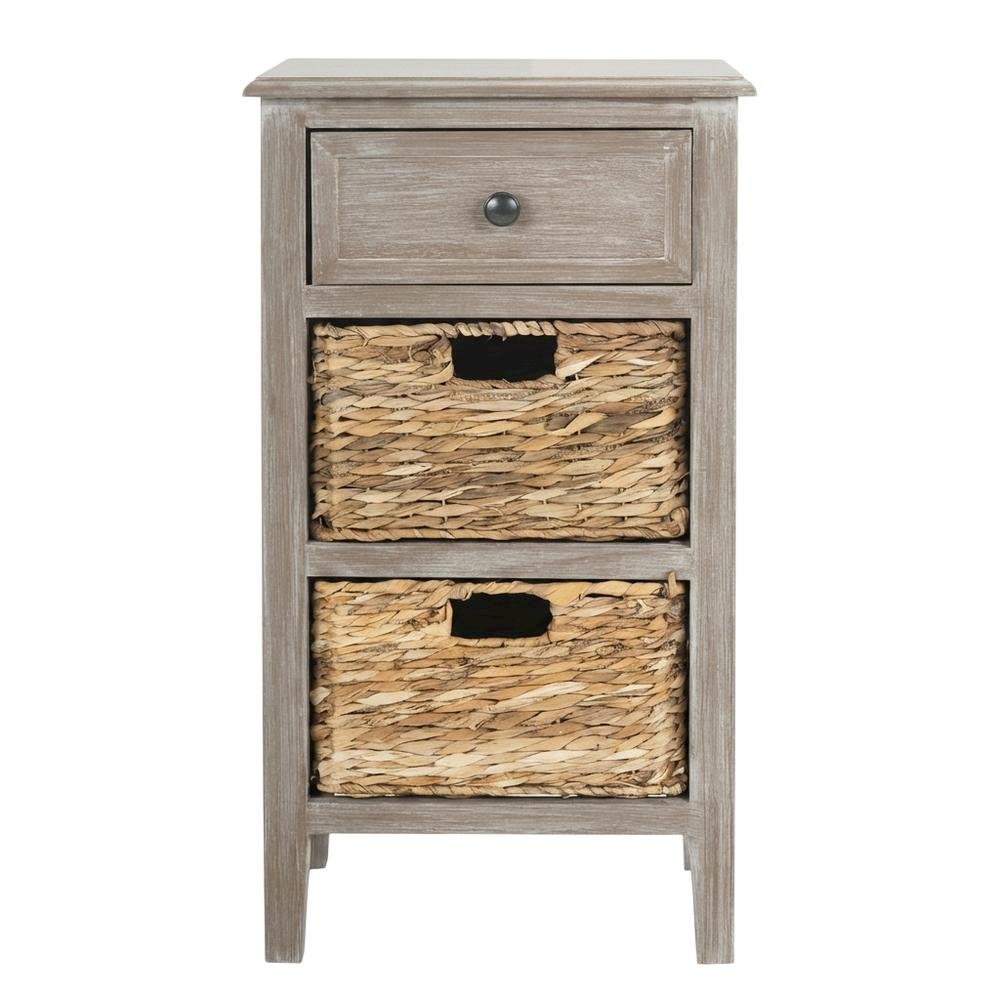 Vintage White, Storage Side Table, Storage Drawer, Quality Build. Picture 4