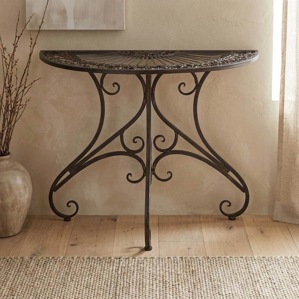 Black Finish Accent Table with Modern Design and Compact Size. Picture 2