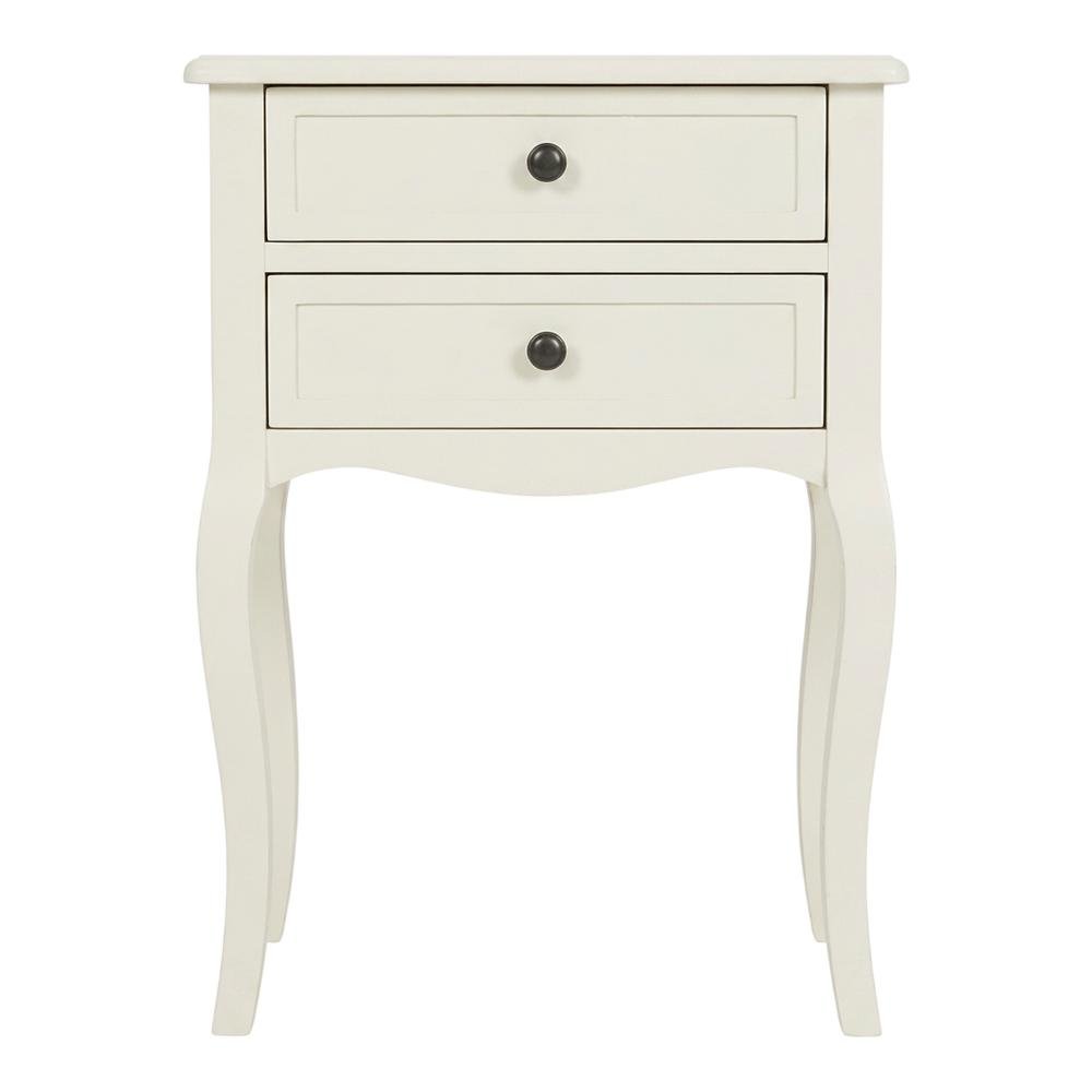 Wooden End Table with Storage Drawers for Living Room or Bedroom. Picture 4