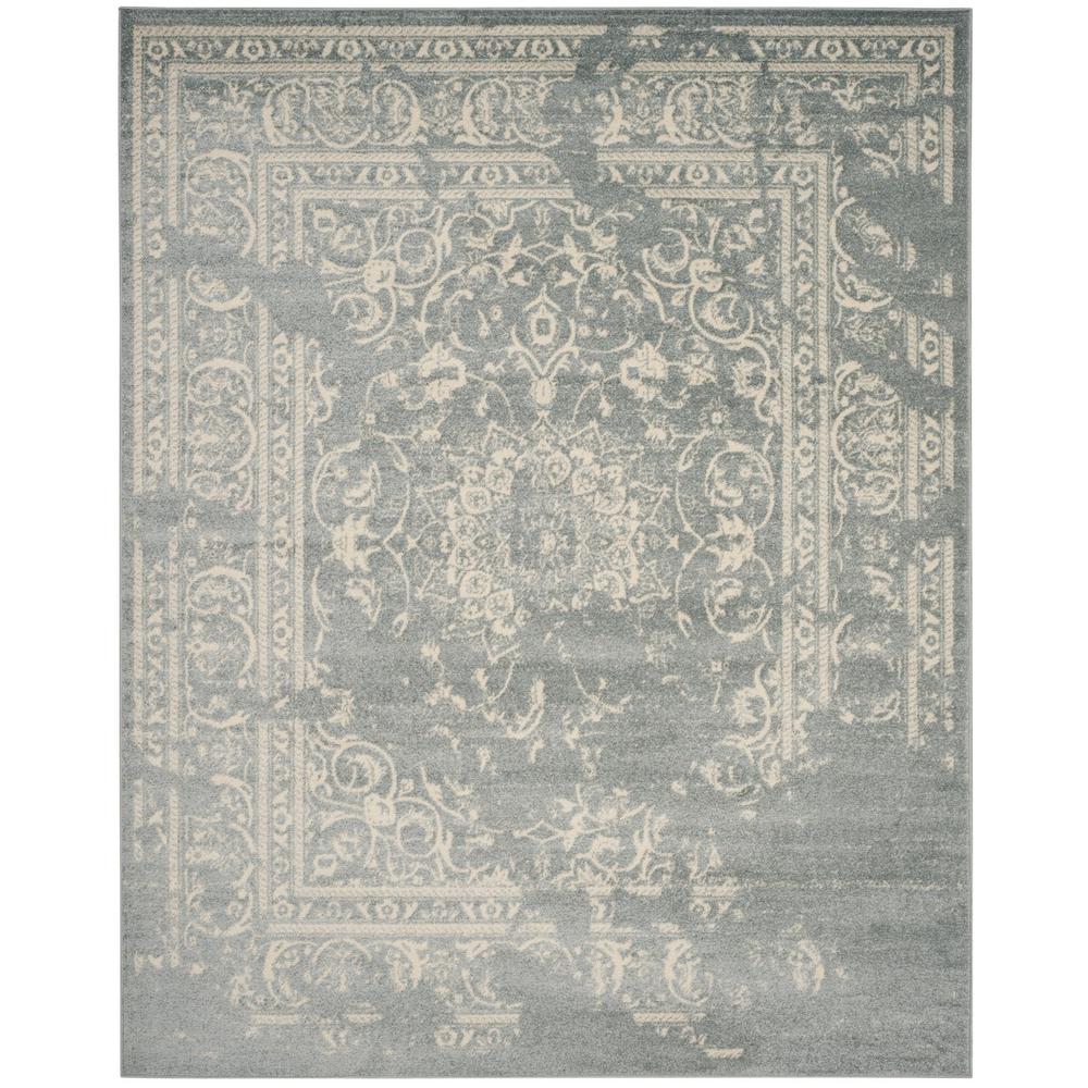 Adirondack, SLATE / IVORY, 9' X 12', Area Rug, ADR101T-9. Picture 1
