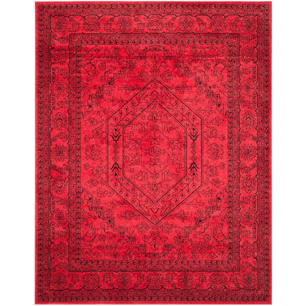 Adirondack, RED / BLACK, 8' X 10', Area Rug, ADR108F-8. Picture 1