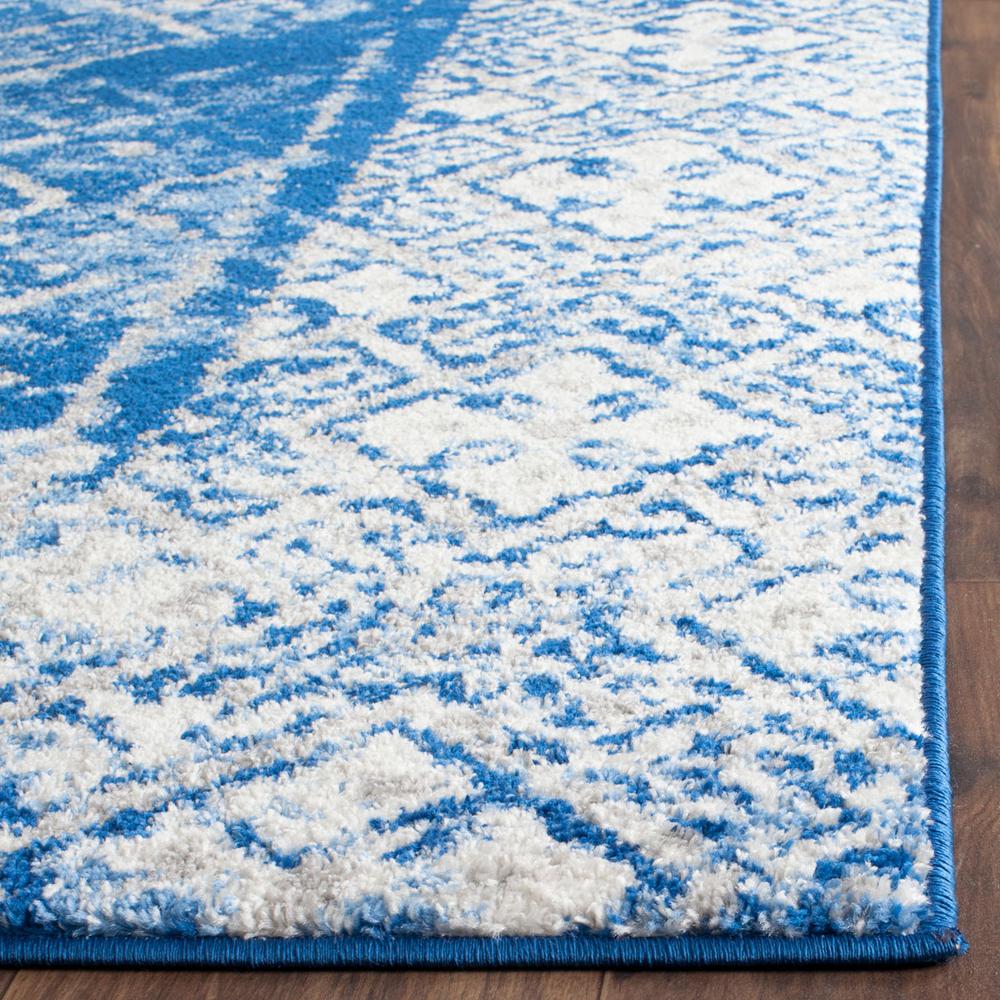 Adirondack, SILVER / BLUE, 9' X 12', Area Rug, ADR111F-9. Picture 1