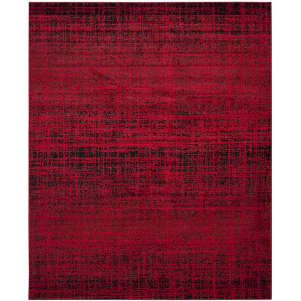 Adirondack, RED / BLACK, 9' X 12', Area Rug, ADR116F-9. Picture 1