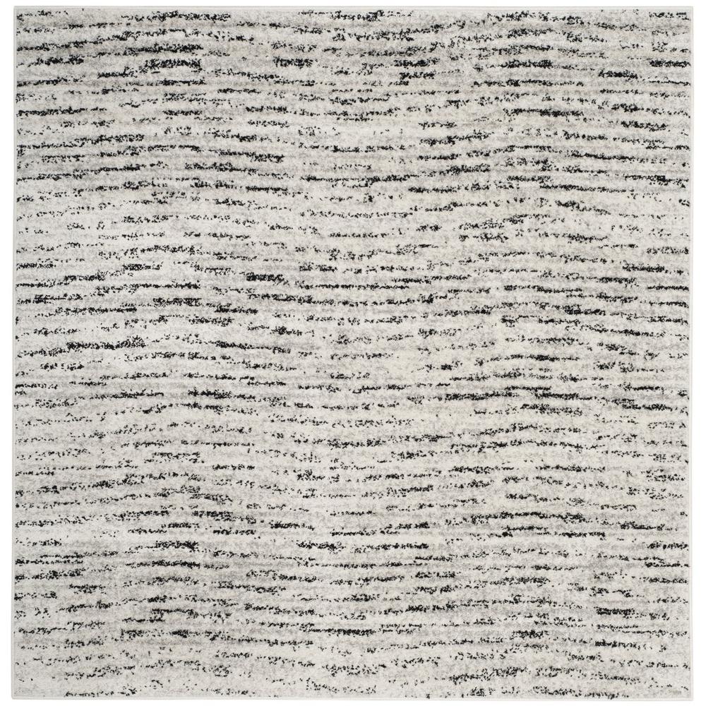 Adirondack, IVORY / SILVER, 6' X 6' Square, Area Rug, ADR117B-6SQ. Picture 1