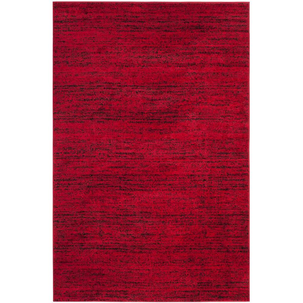Adirondack, RED / BLACK, 5'-1" X 7'-6", Area Rug, ADR117F-5. Picture 1