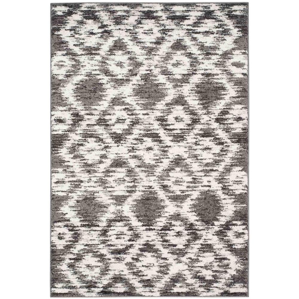 Adirondack, CHARCOAL / IVORY, 4' X 6', Area Rug, ADR118R-4. Picture 1