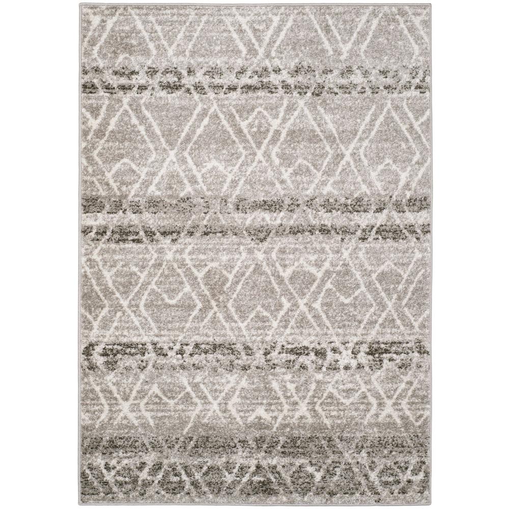 Adirondack, SILVER / IVORY, 6' X 9', Area Rug, ADR124B-6. Picture 1