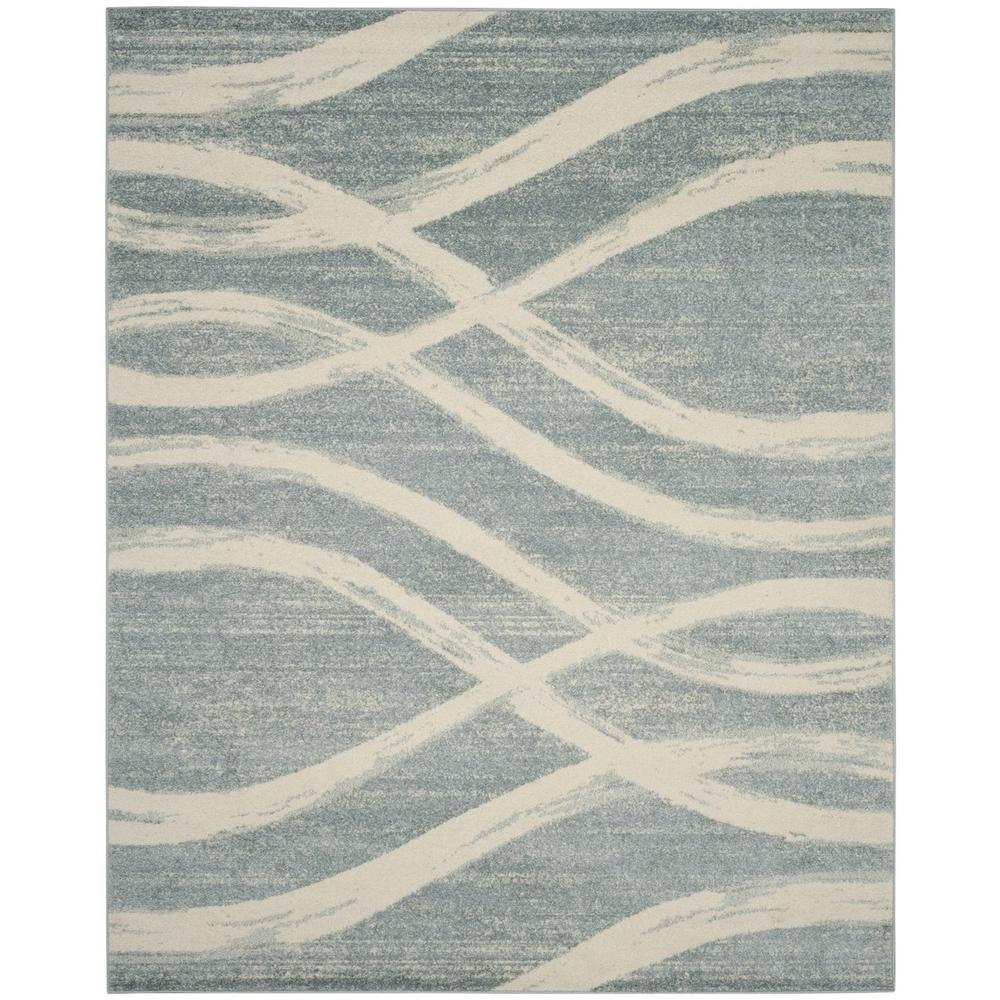 Adirondack, CREAM / SLATE, 9' X 12', Area Rug. Picture 1