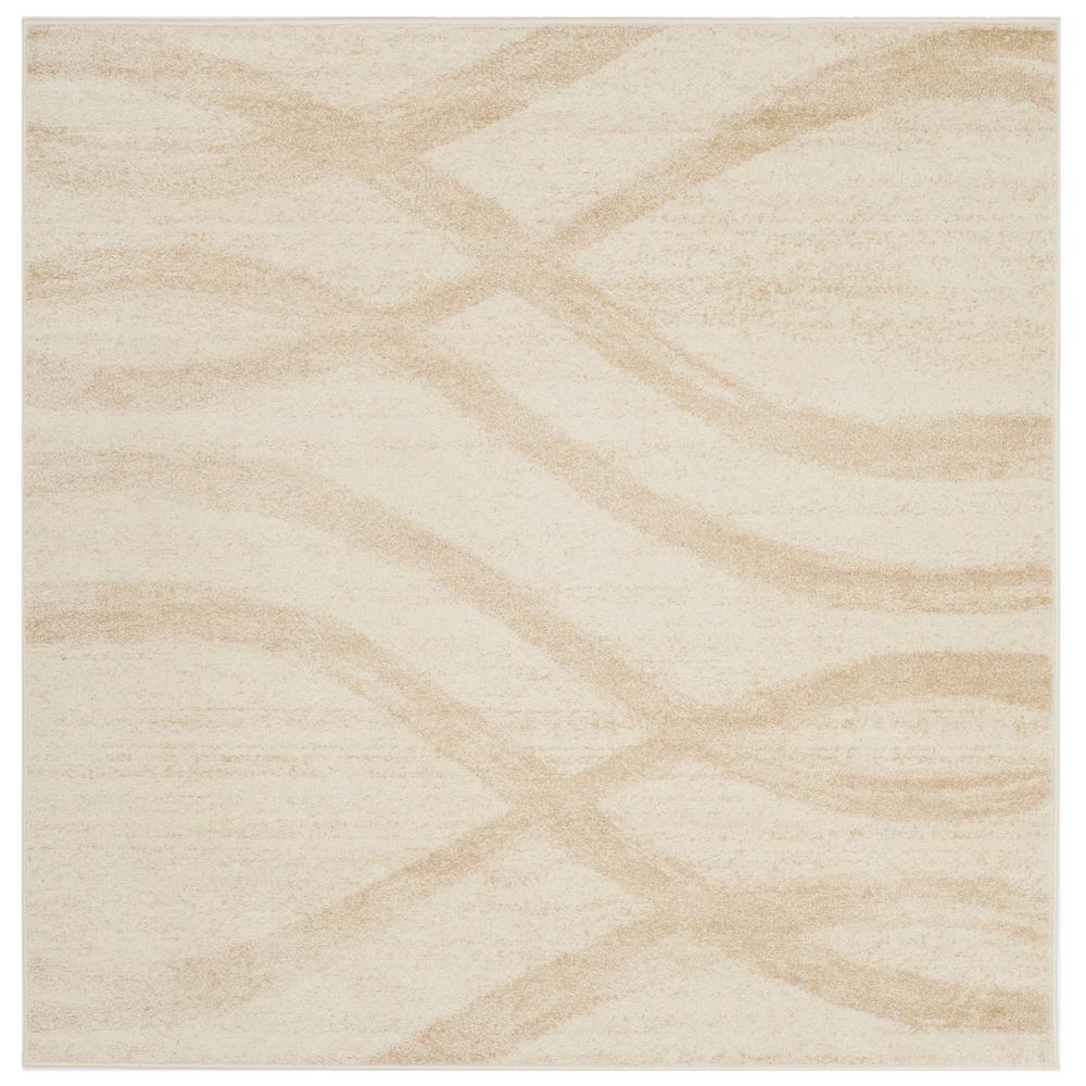 Adirondack, CREAM / CHAMPAGNE, 6' X 6' Square, Area Rug. Picture 1