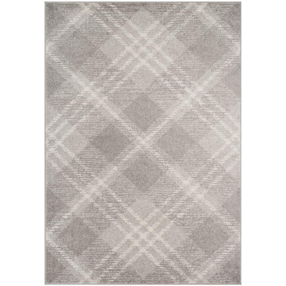 Adirondack, LIGHT GREY / IVORY, 5'-1" X 7'-6", Area Rug. Picture 1