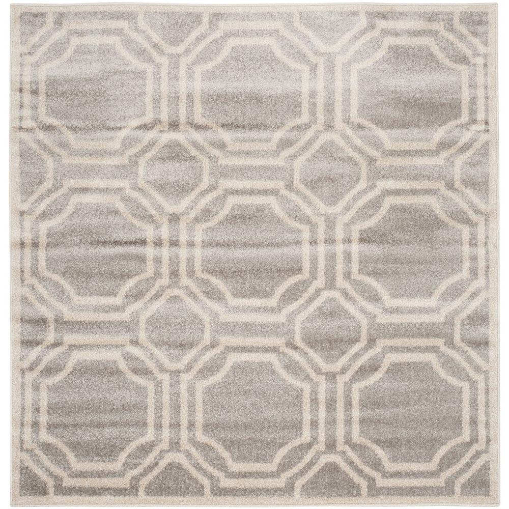 AMHERST, LIGHT GREY / IVORY, 7' X 7' Square, Area Rug, AMT411B-7SQ. Picture 1