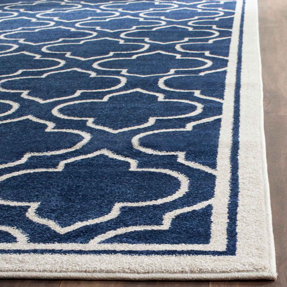 AMHERST, NAVY / IVORY, 9' X 12', Area Rug, AMT412P-9. Picture 1