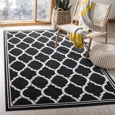AMHERST, ANTHRACITE / IVORY, 8' X 10', Area Rug, AMT415G-8. Picture 3