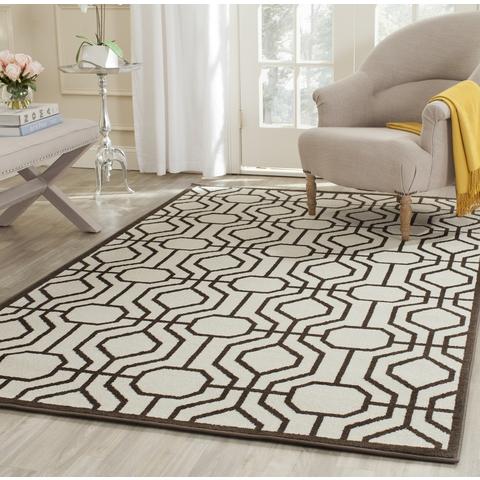 AMHERST, IVORY / BROWN, 9' X 12', Area Rug. Picture 3