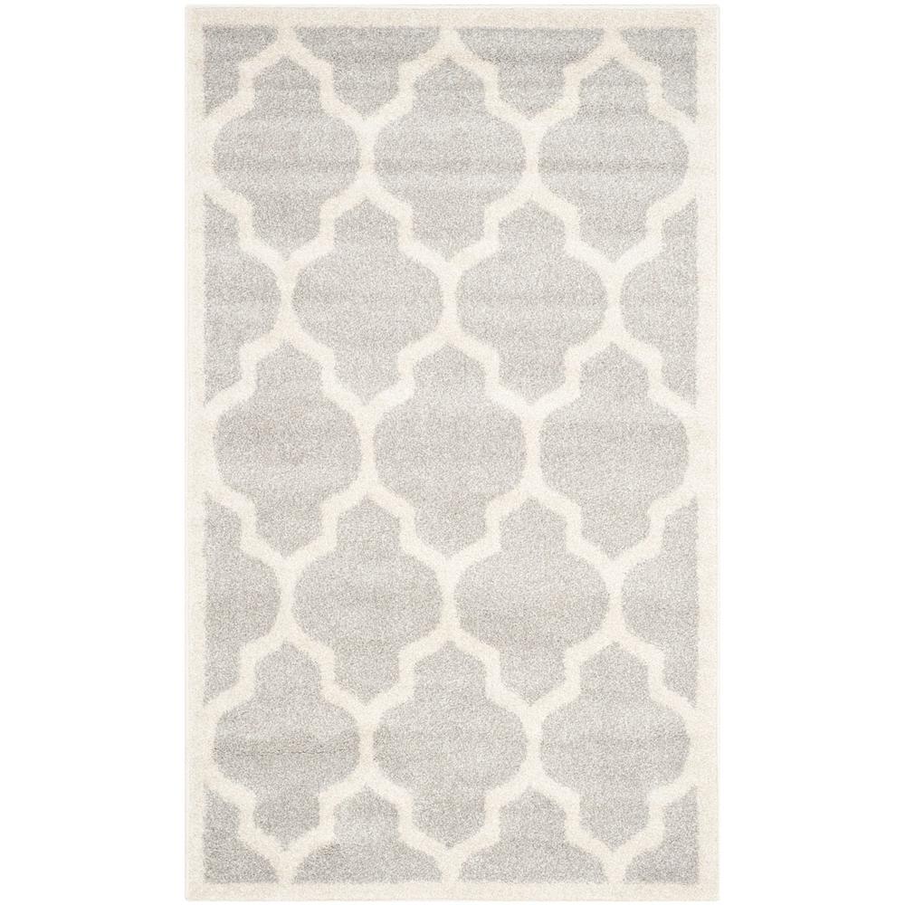 AMHERST, LIGHT GREY / BEIGE, 3' X 5', Area Rug, AMT420B-3. Picture 1