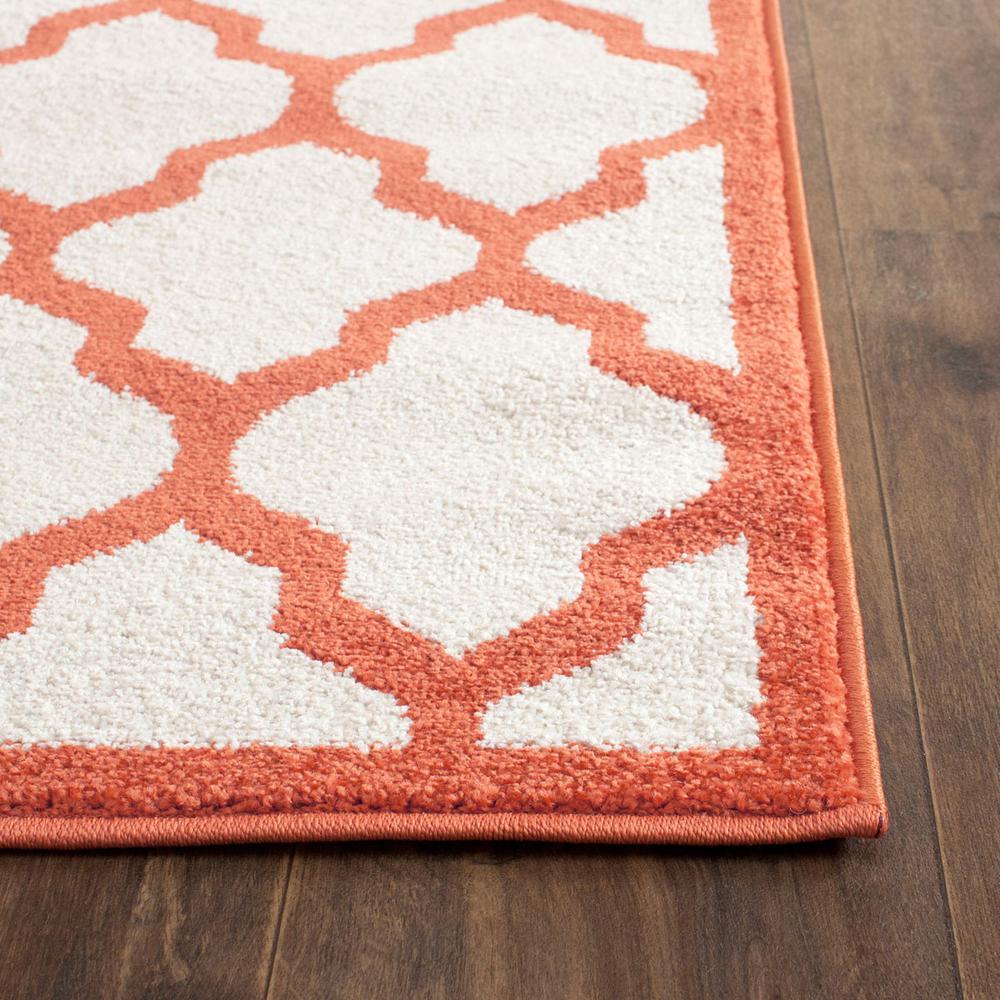 AMHERST, BEIGE / ORANGE, 2'-3" X 9', Area Rug, AMT420F-29. Picture 1