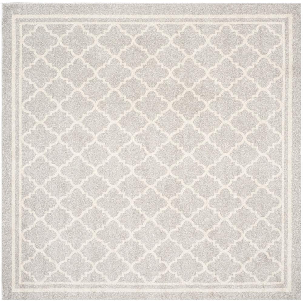 AMHERST, LIGHT GREY / BEIGE, 7' X 7' Square, Area Rug, AMT422B-7SQ. Picture 1