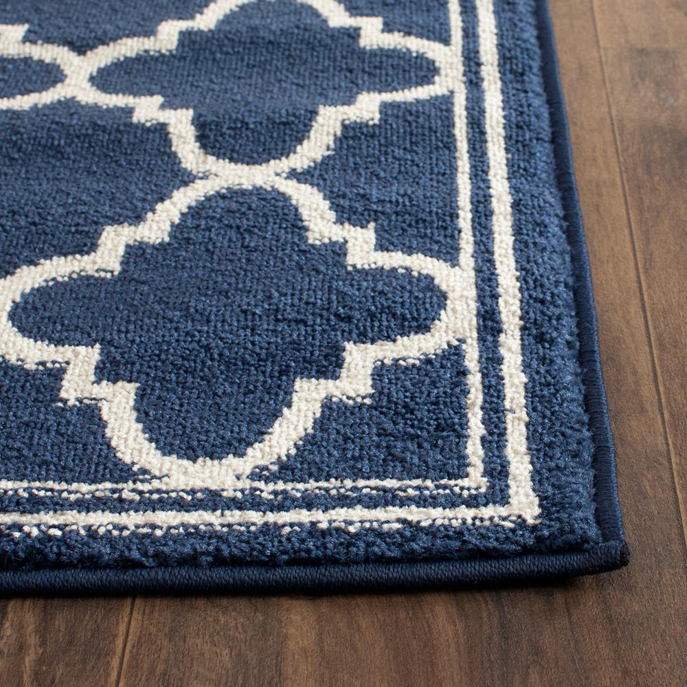 AMHERST, NAVY / BEIGE, 2'-3" X 13', Area Rug, AMT422P-213. Picture 1