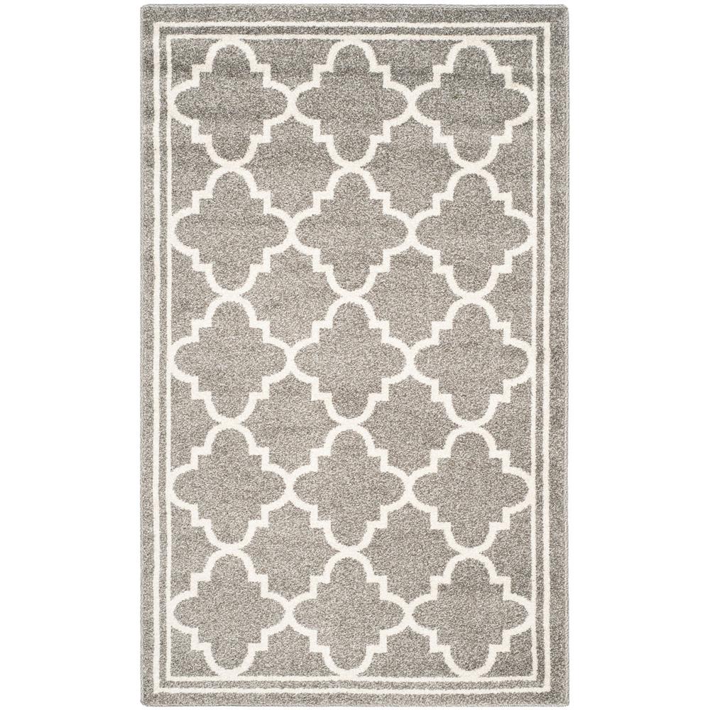 AMHERST, DARK GREY / BEIGE, 3' X 5', Area Rug, AMT422R-3. Picture 1