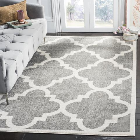 AMHERST, DARK GREY / BEIGE, 6' X 9', Area Rug, AMT423R-6. Picture 3