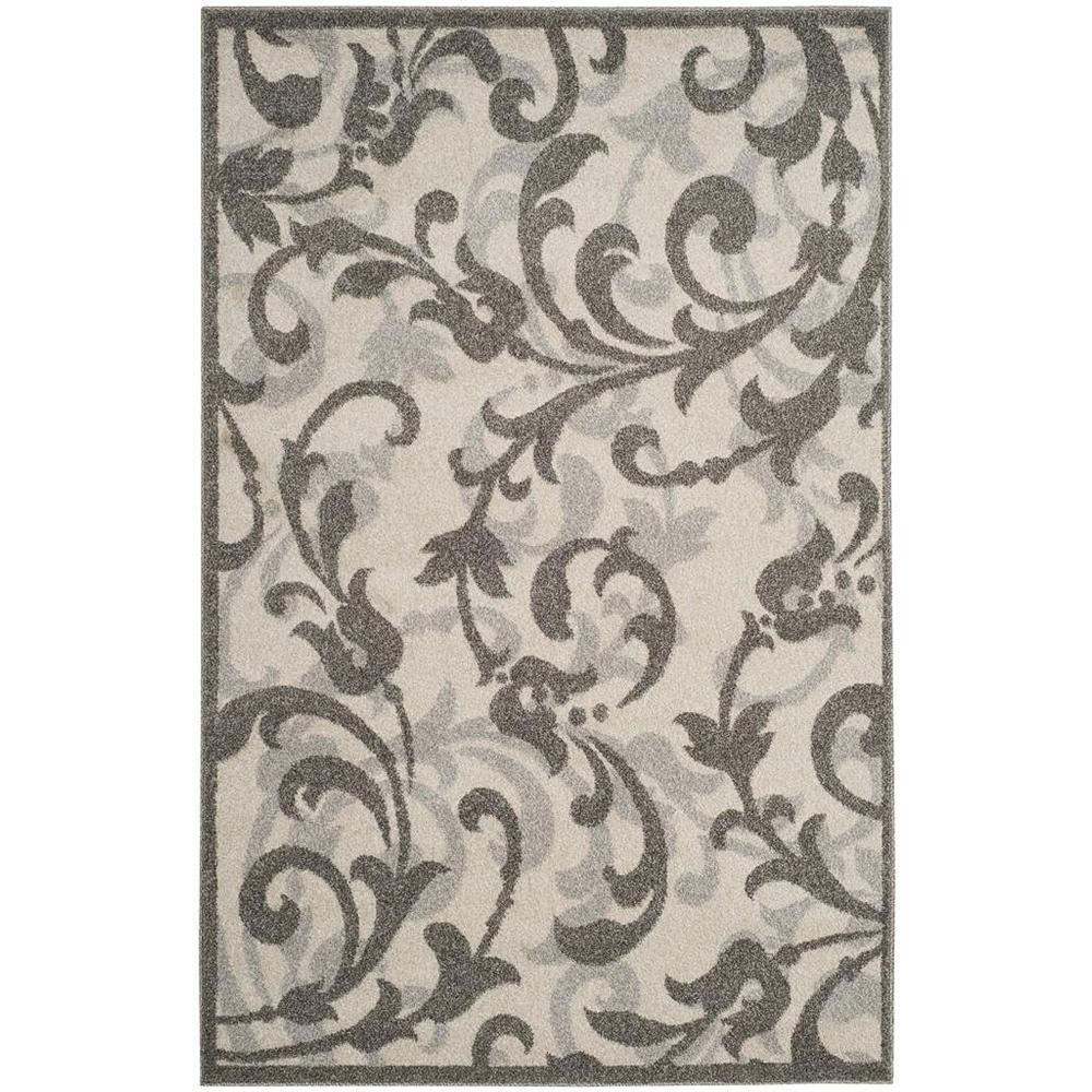 AMHERST, IVORY / GREY, 4' X 6', Area Rug, AMT428K-4. Picture 1