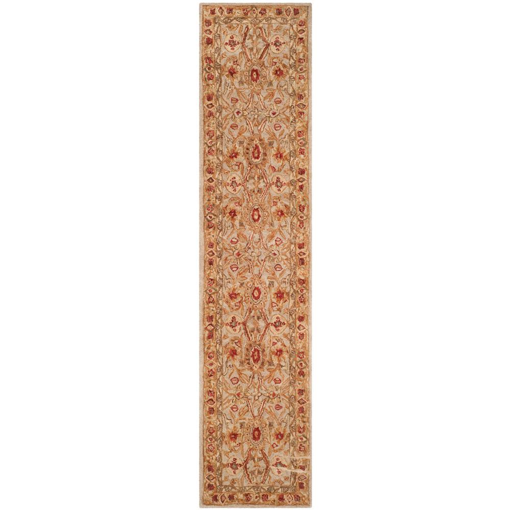 ANATOLIA, GREY BEIGE / SAGE, 2'-3" X 12', Area Rug. Picture 1