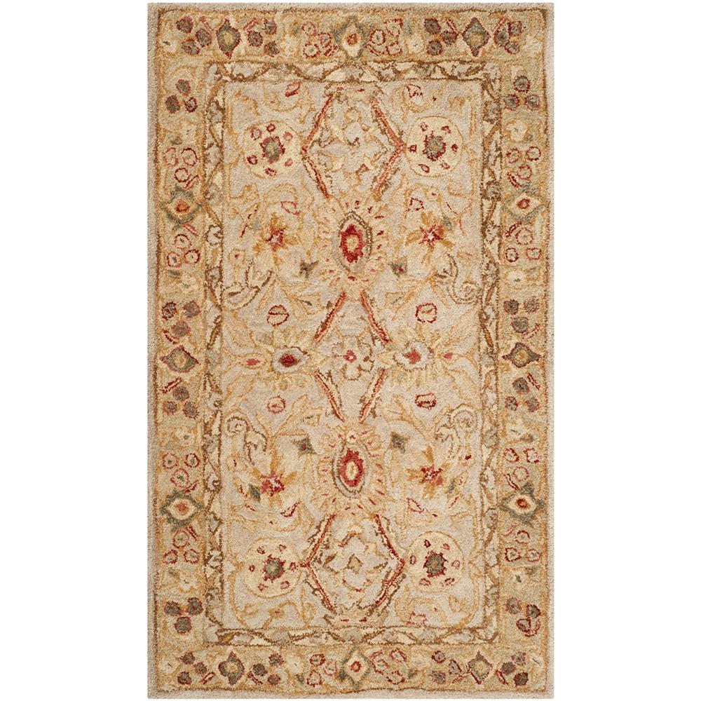 ANATOLIA, GREY BEIGE / SAGE, 4' X 6', Area Rug. Picture 1