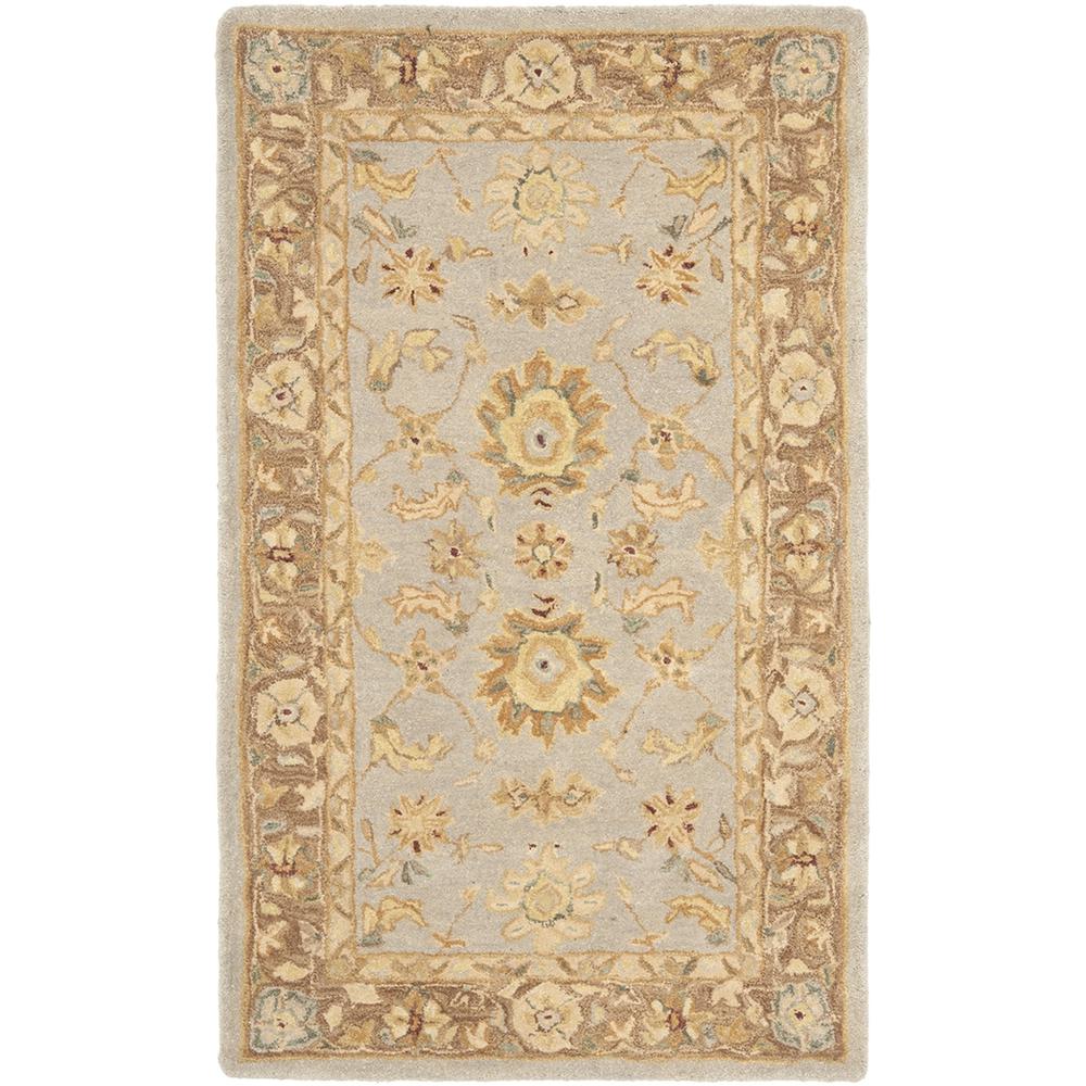 ANATOLIA, TEAL / BROWN, 4' X 6', Area Rug. Picture 1