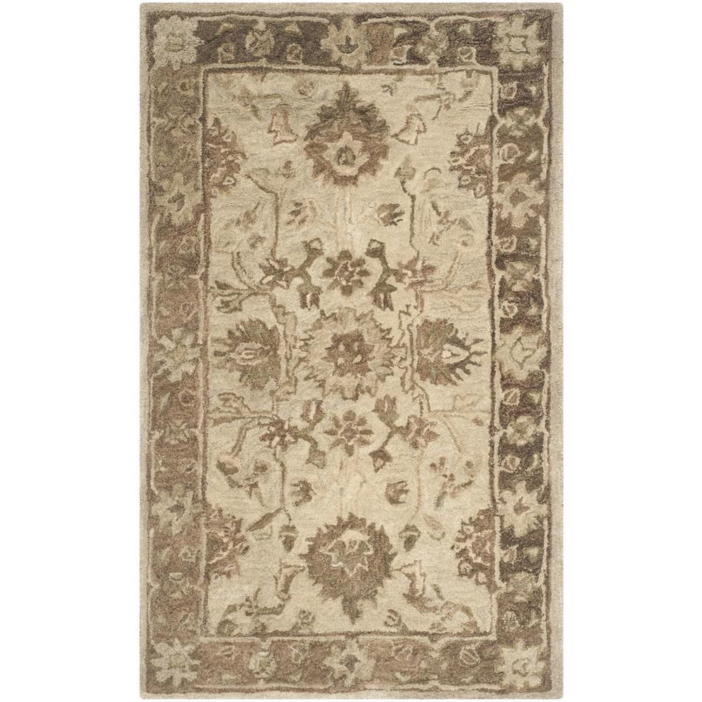ANATOLIA, IVORY / GREY, 4' X 6', Area Rug. Picture 1