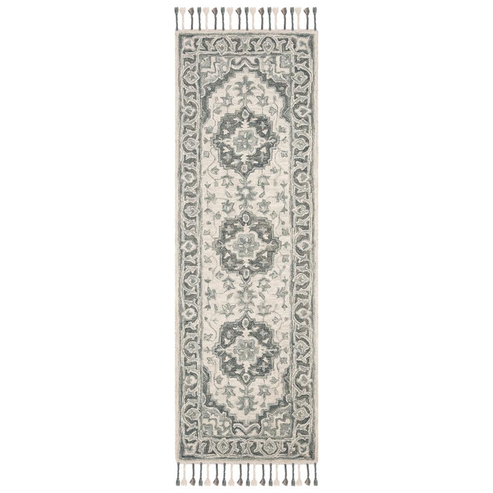 ASPEN, GREY / LIGHT GREY, 2'-3" X 7', Area Rug. Picture 1
