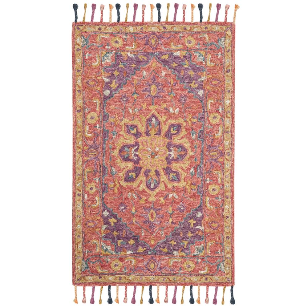 ASPEN, PINK / VIOLET, 4' X 6', Area Rug. Picture 1