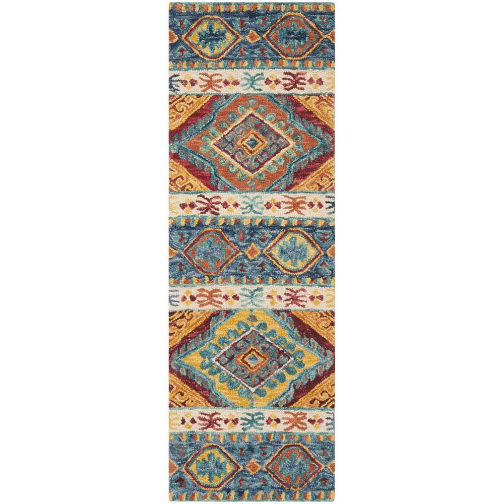 ASPEN, NAVY / IVORY, 2'-3" X 5', Area Rug. Picture 1