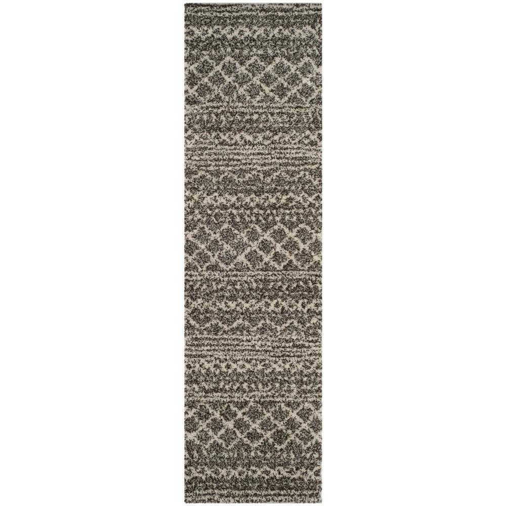 ARIZONA SHAG, BROWN / IVORY, 2'-3" X 12', Area Rug, ASG741B-212. Picture 1