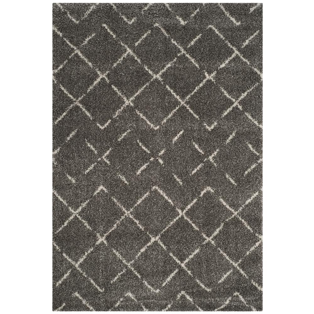 ARIZONA SHAG, BROWN / IVORY, 4' X 6', Area Rug, ASG743B-4. Picture 1