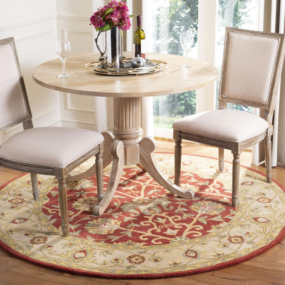 ANTIQUITY, RUST, 8' X 8' Round, Area Rug, AT21A-8R. Picture 1