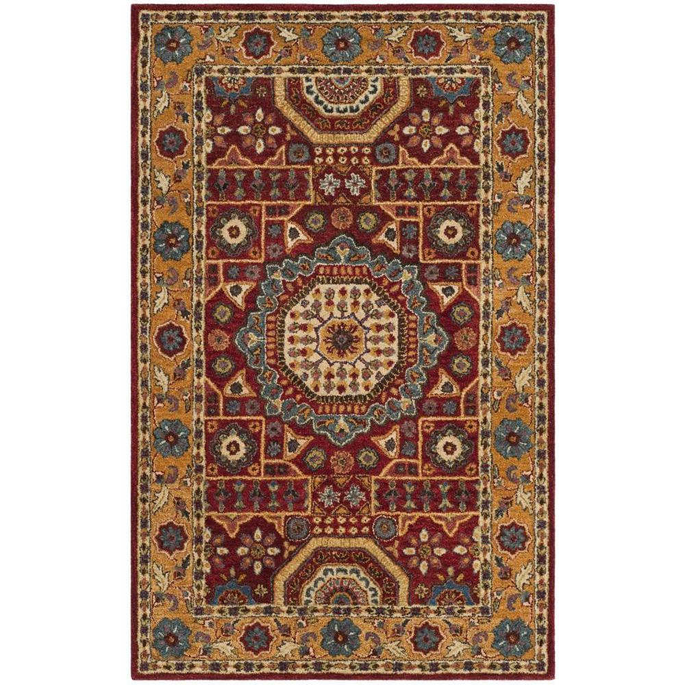 ANTIQUITY, RED / ORANGE, 6' X 9', Area Rug. Picture 1