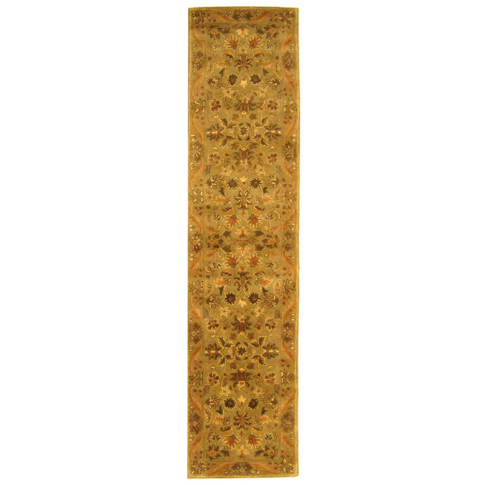 ANTIQUITY, OLIVE / GOLD, 12' X 15', Area Rug. Picture 1