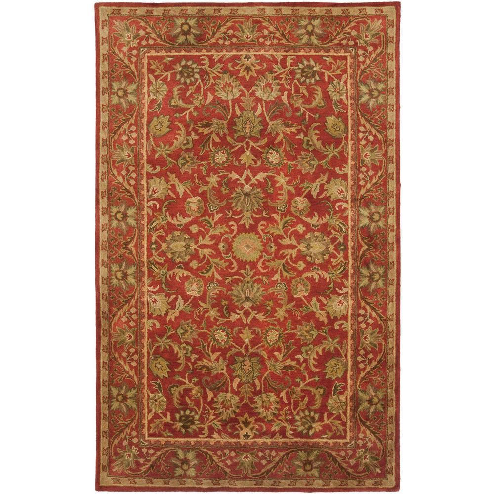 ANTIQUITY, RED / RED, 5' X 8', Area Rug. Picture 1
