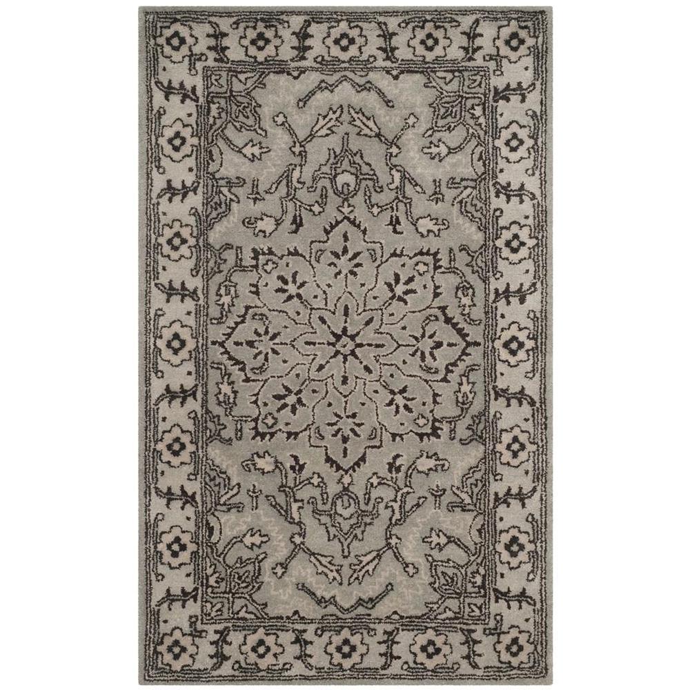 ANTIQUITY, GREY / BEIGE, 3' X 5', Area Rug. Picture 1