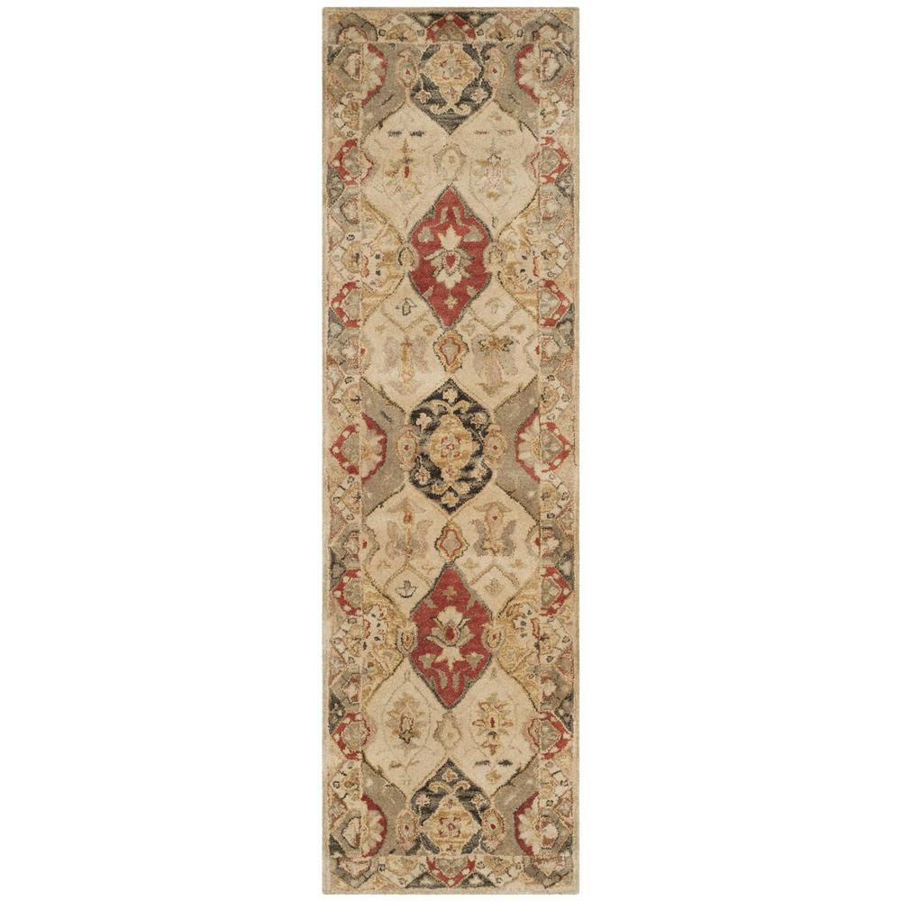 ANTIQUITY, BEIGE / MULTI, 2'-3" X 8', Area Rug, AT830A-28. Picture 1