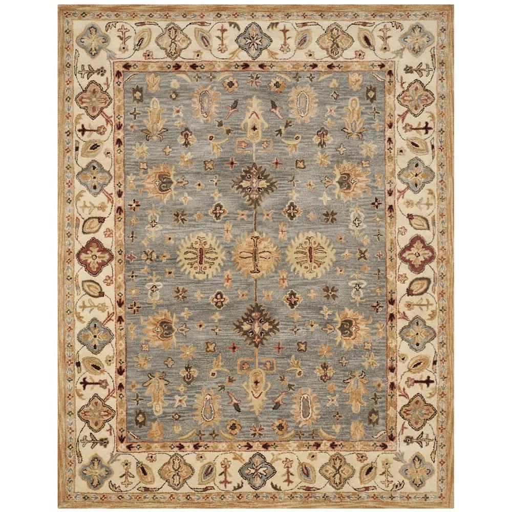 ANTIQUITY, BLUE / IVORY, 7'-6" X 9'-6", Area Rug, AT847A-8. Picture 1