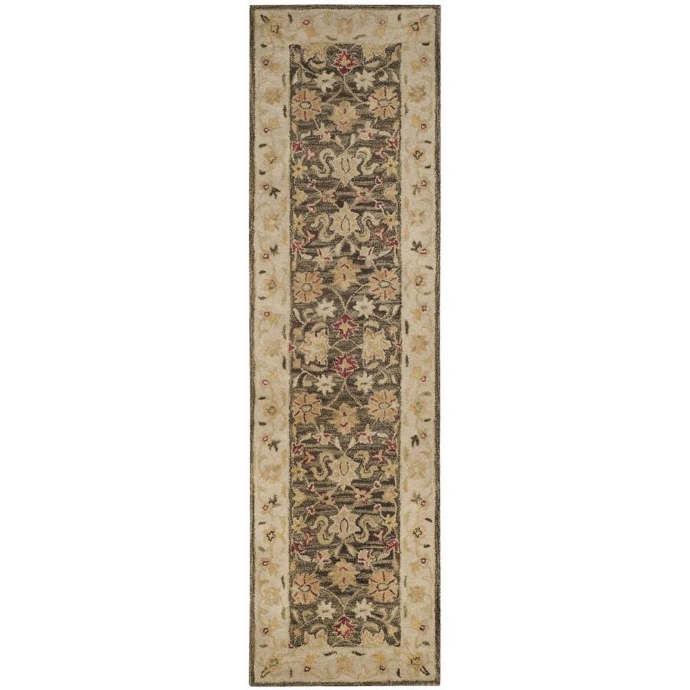 ANTIQUITY, OLIVE GREY / BEIGE, 2'-3" X 8', Area Rug. Picture 1