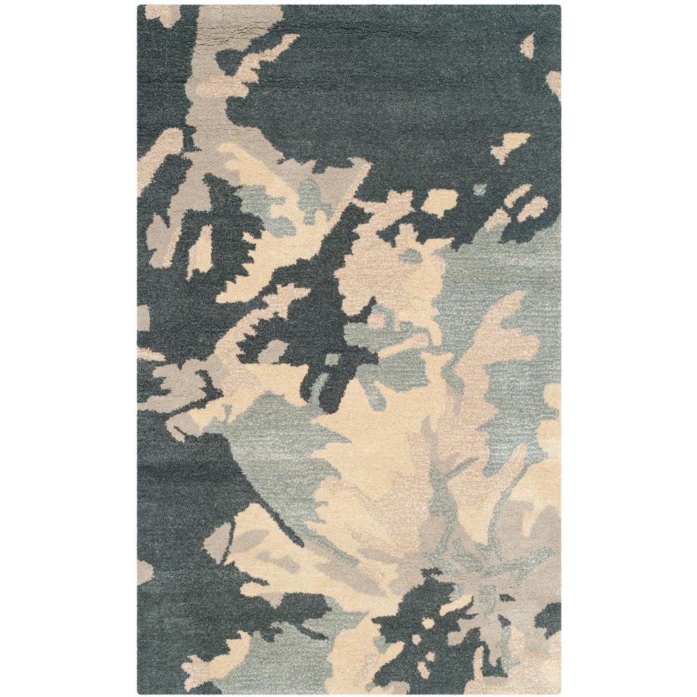 BELLA, STEEL BLUE, 4' X 6', Area Rug. Picture 1