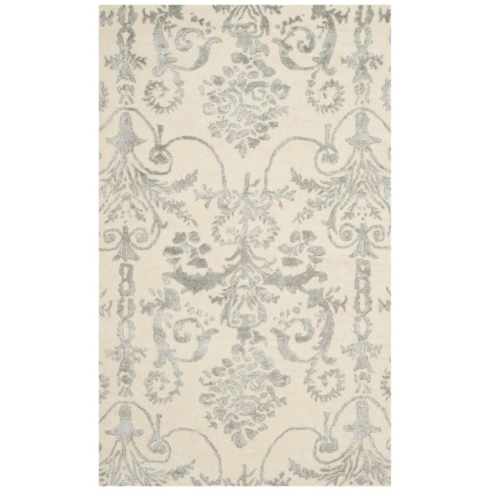 BELLA, IVORY / GREY, 4' X 6', Area Rug, BEL917A-4. Picture 1