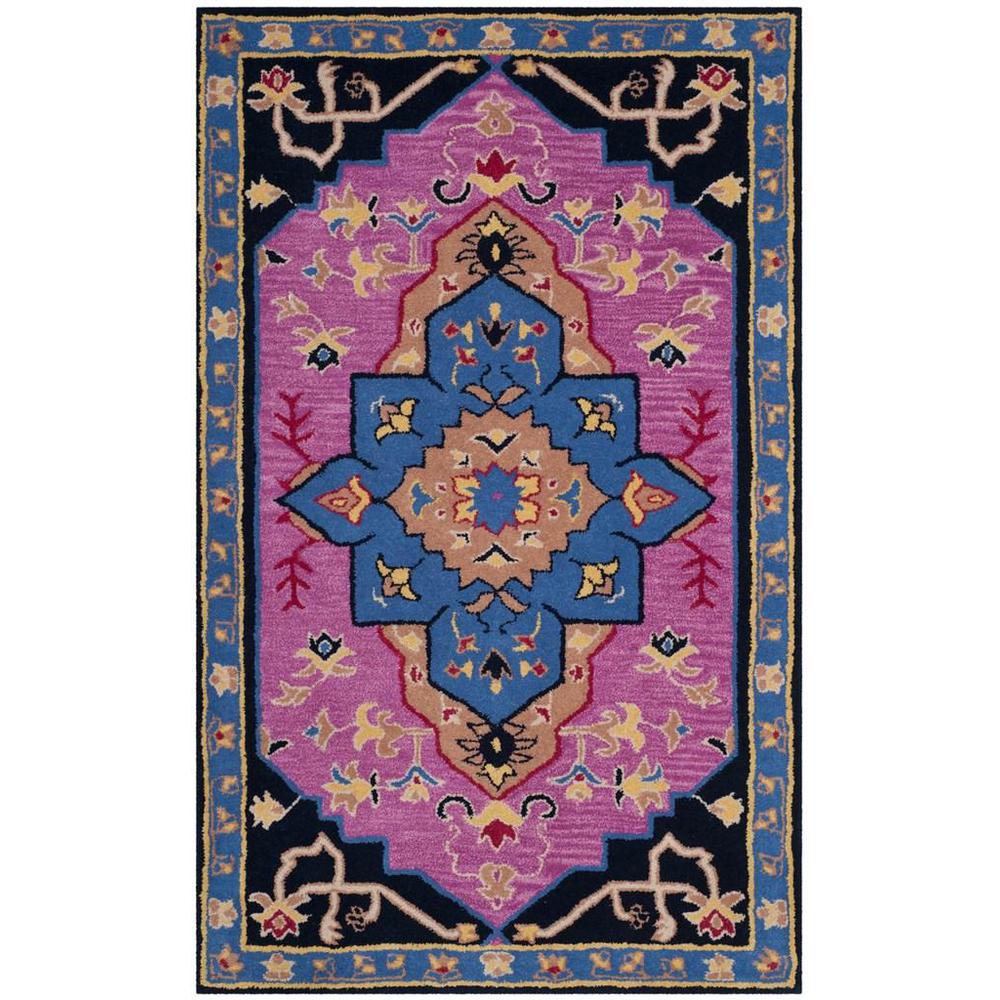 Bellagio, PINK / MULTI, 4' X 6', Area Rug, BLG506A-4. Picture 1