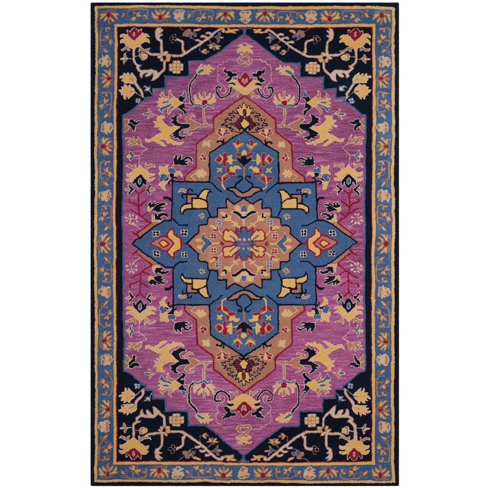 Bellagio, PINK / MULTI, 6' X 9', Area Rug, BLG506A-6. Picture 1